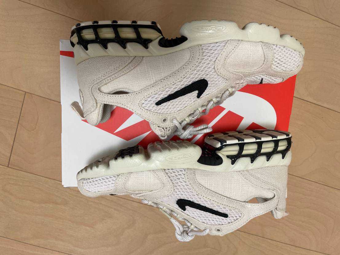 Stussy × Nike Air Zoom Spiridon CG 2 "Fossil/Black"