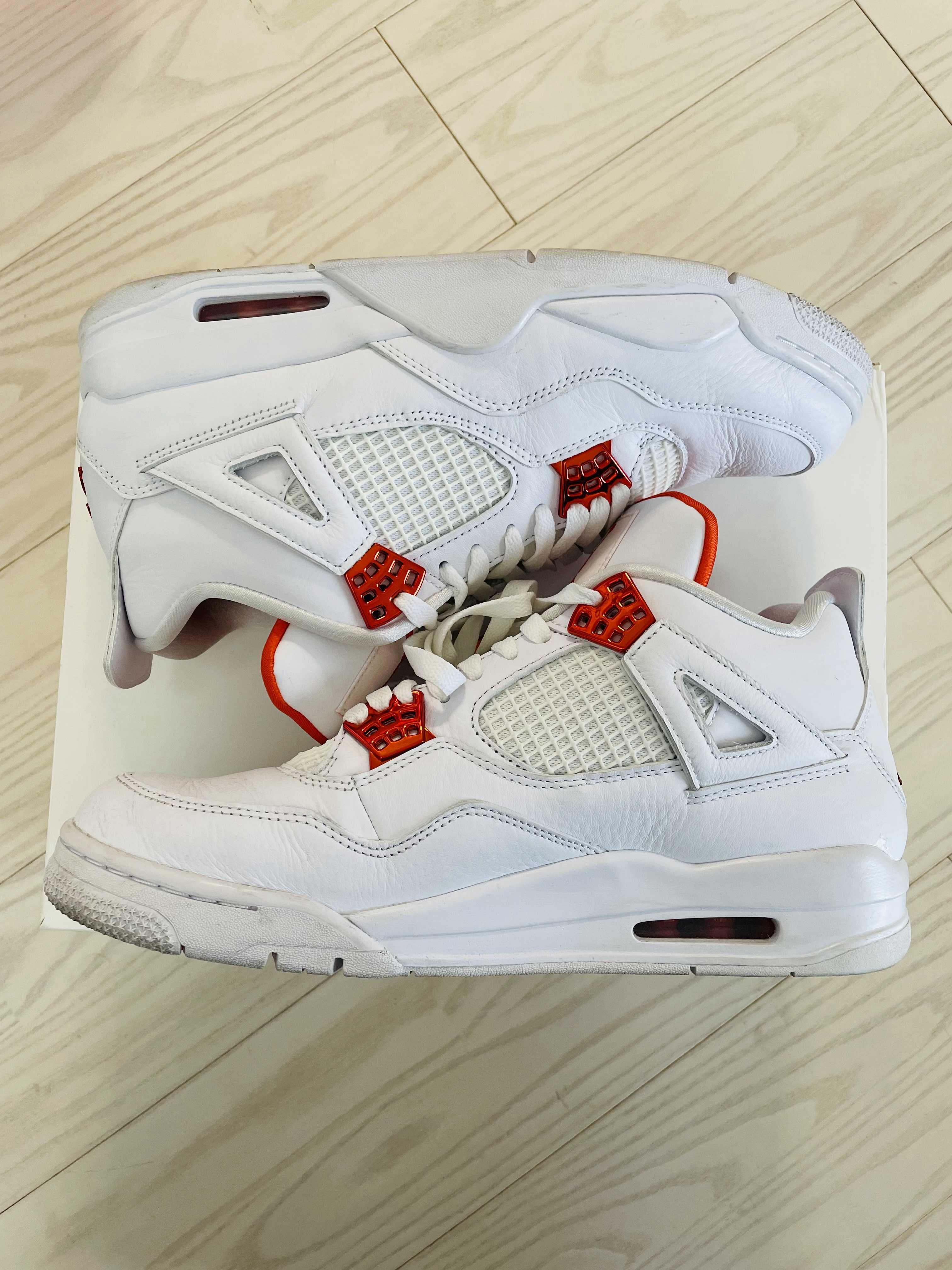 Nike Air Jordan 4 Retro "White/Team Orange"