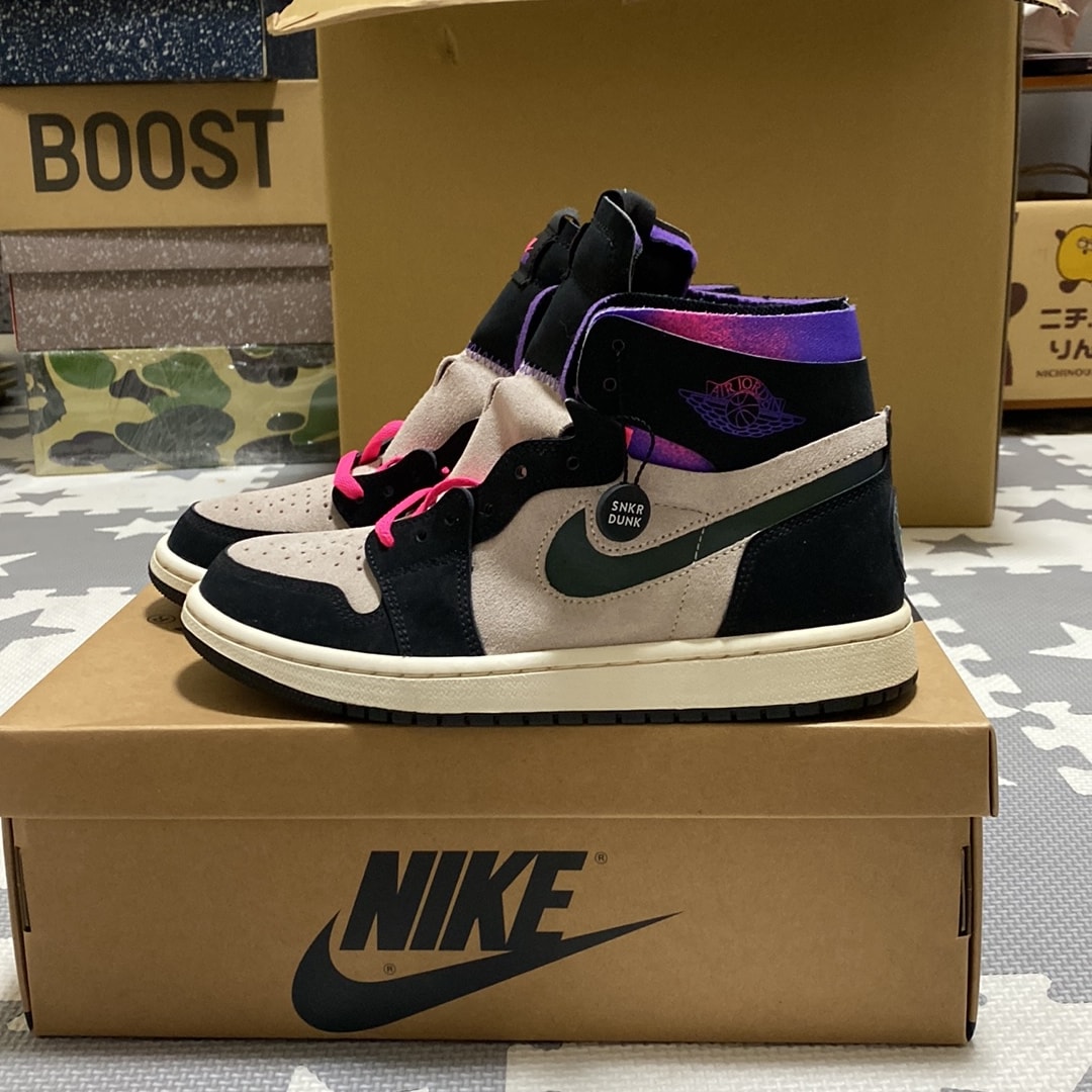 Paris Saint-Germain (PSG) × Nike Air Jordan 1 High Zoom Air CMFT "White/Black"