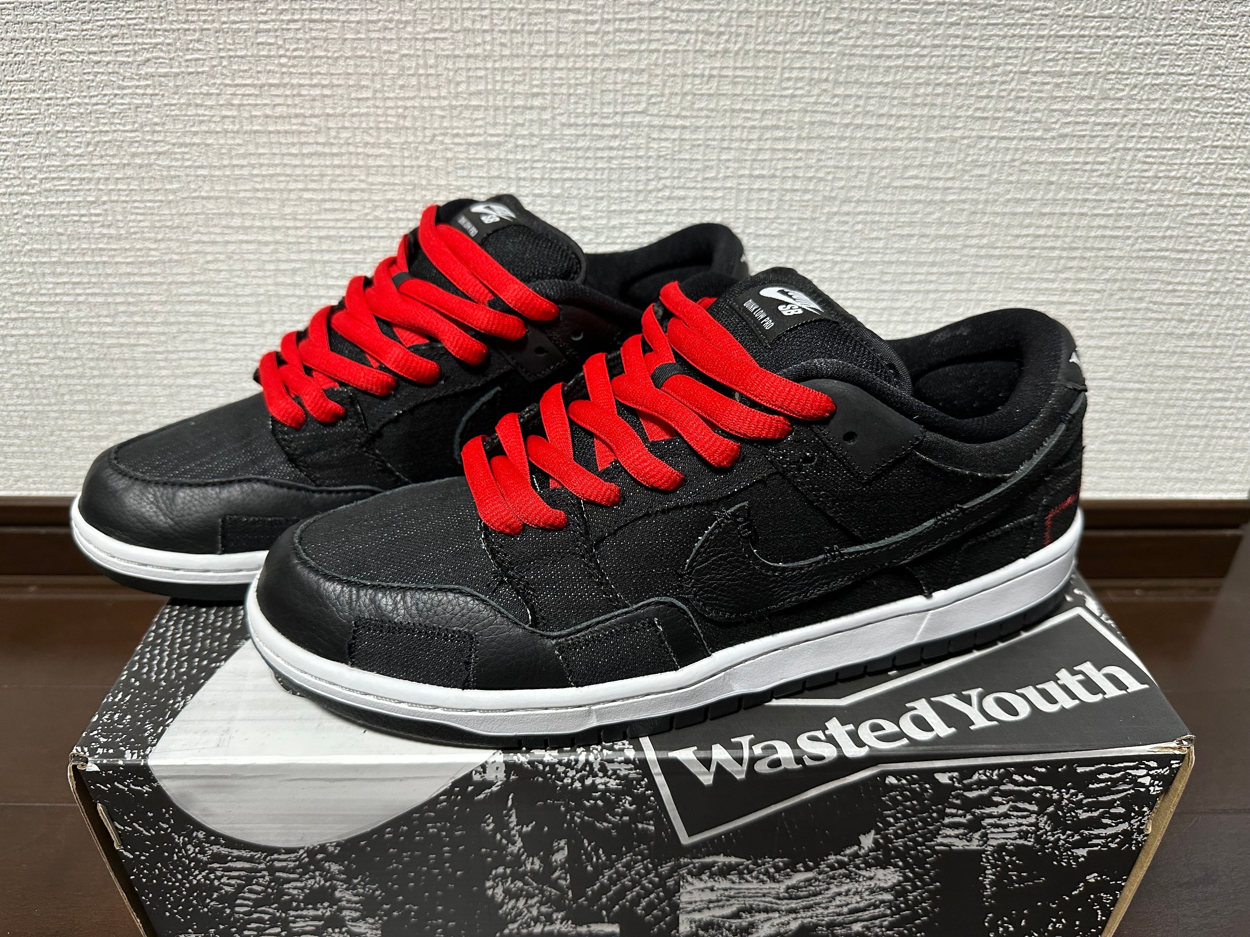 Wasted Youth × Nike SB Dunk Low "Black Denim"(Special Box) / VERDY