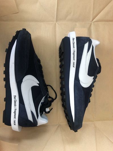 Fragment × sacai × Nike LD Waffle "Blackended Blue"