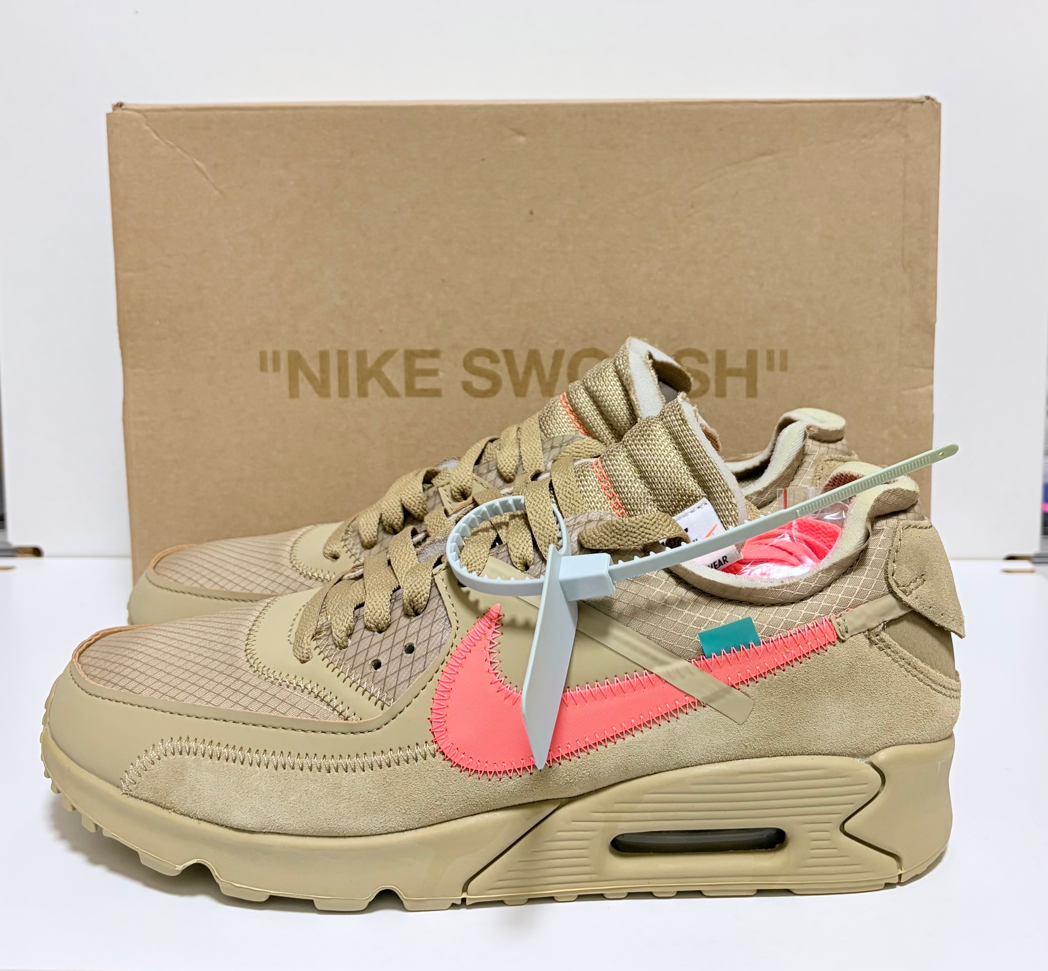 Off-White × Nike Air Max 90 "Desert Ore"