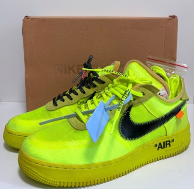 Off-White × Nike Air Force 1 Low "Volt"