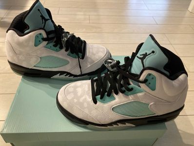 Nike Air Jordan 5 "White/Black/Island Green"