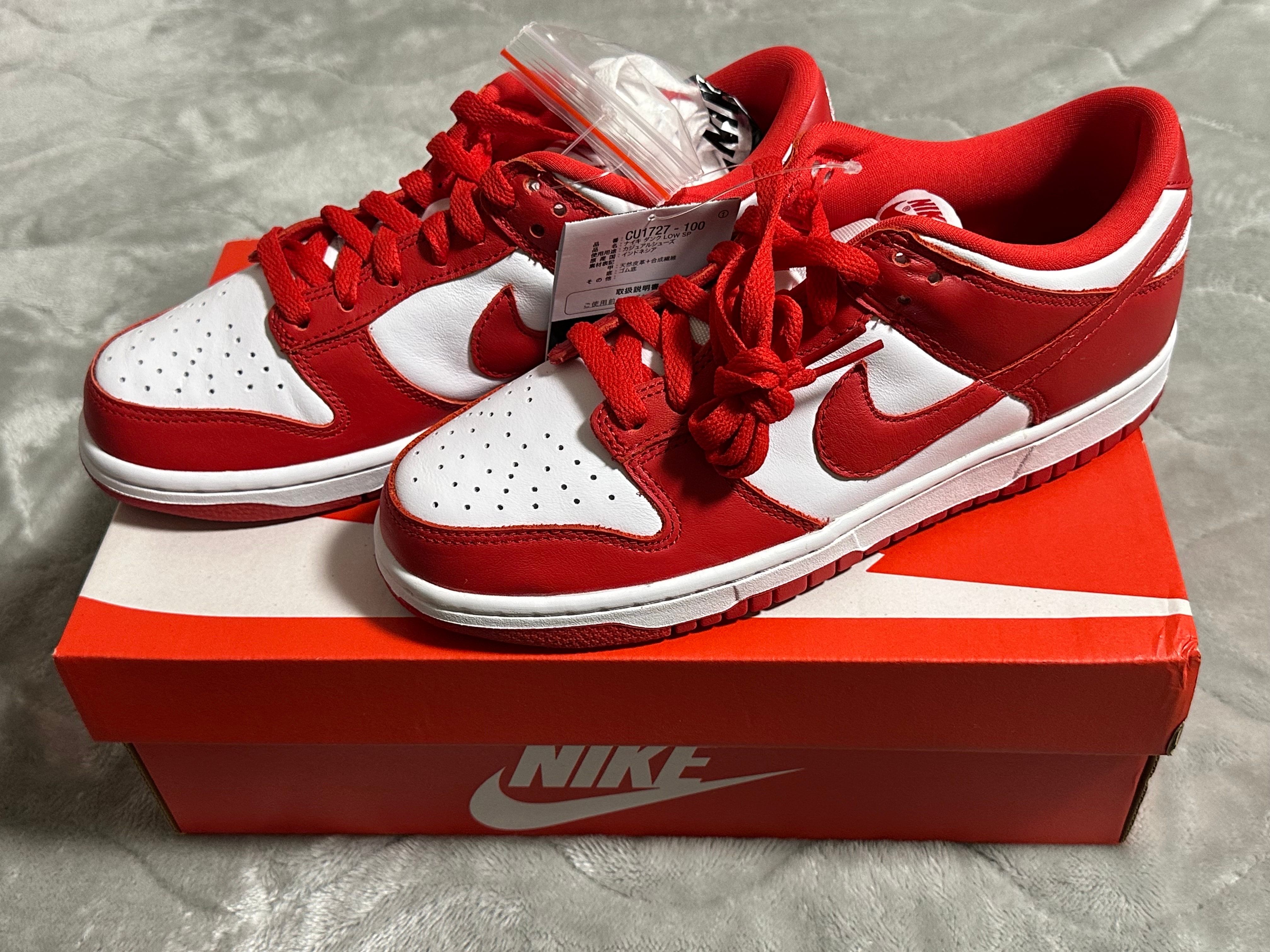 Nike Dunk Low SP "White and University Red"