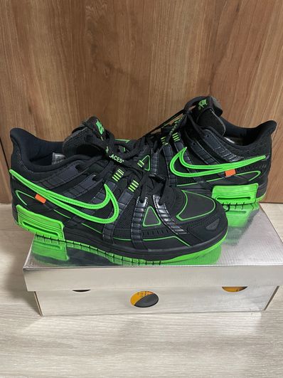 Off-White × Nike Air Rubber Dunk "Black/Green Strike"