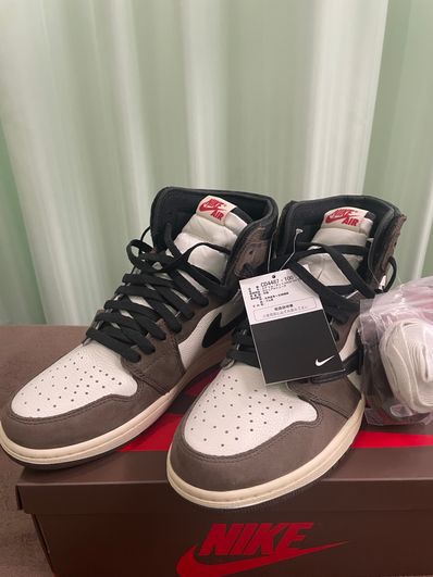 Travis Scott × Nike Air Jordan 1 Retro High OG TS SP "Sail/Dark Mocha"