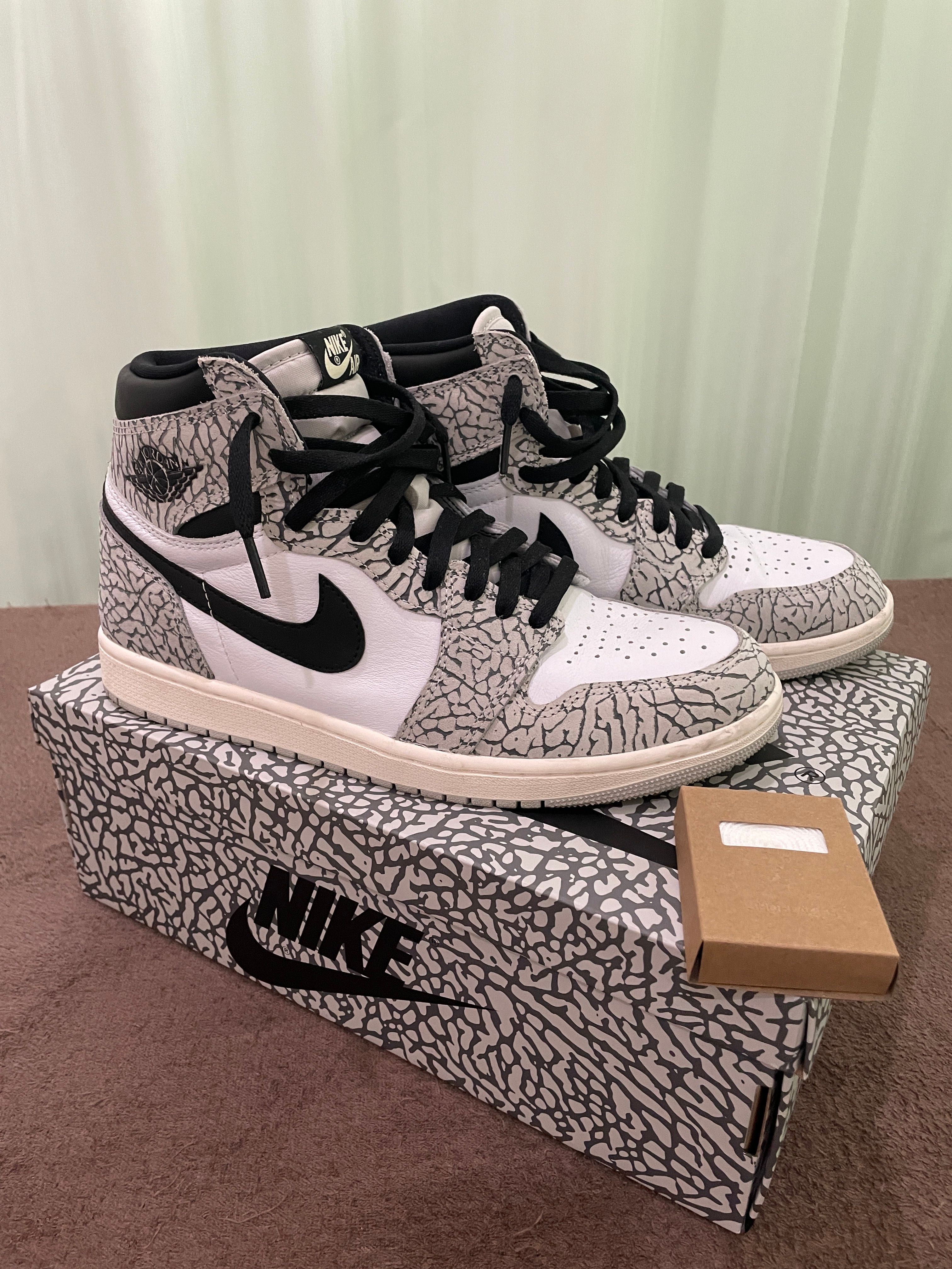 Nike Air Jordan 1 High OG "White Cement/Safari"