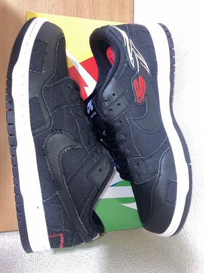 Wasted Youth × Nike SB Dunk Low "Black Denim" / VERDY