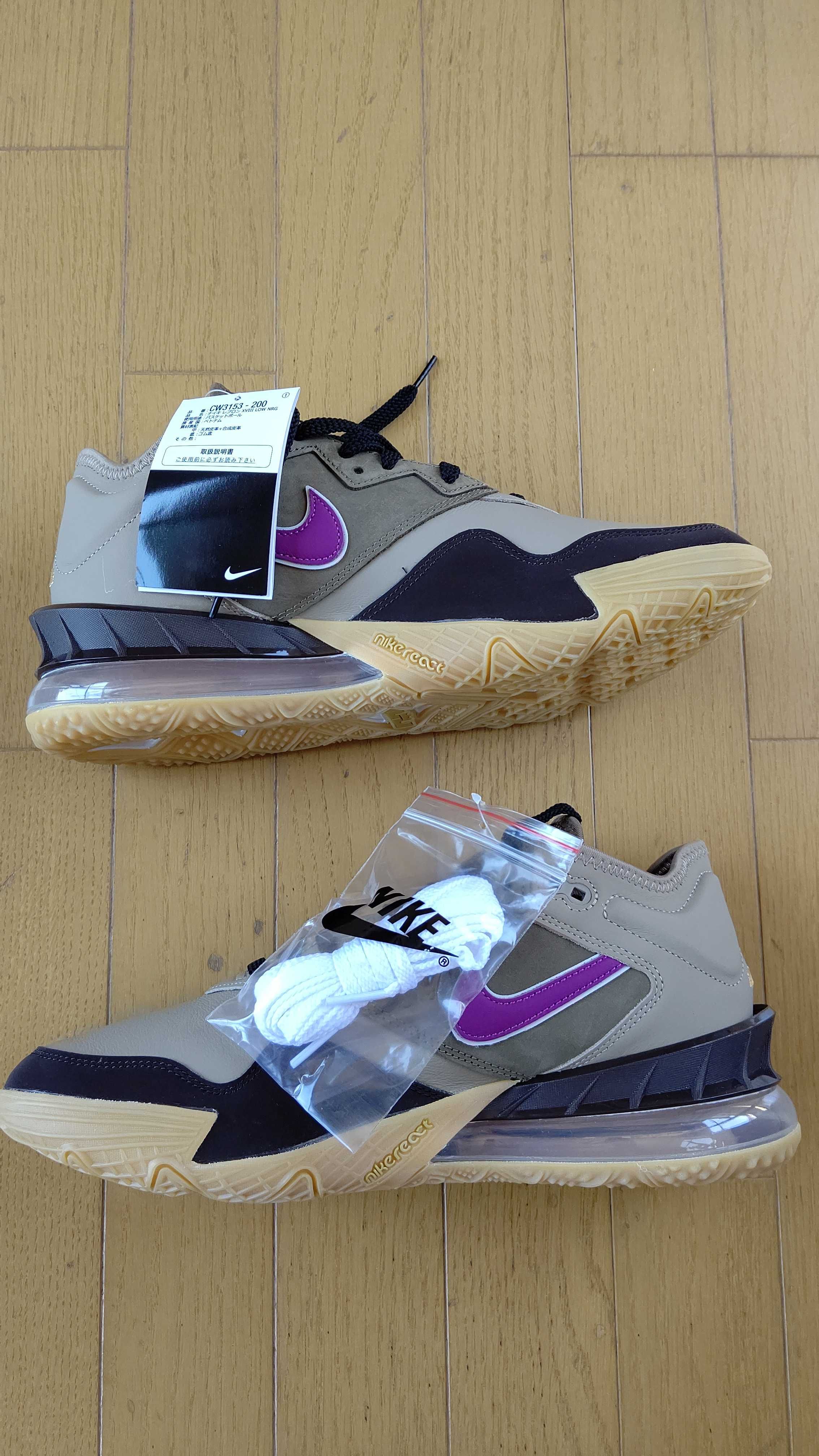 atmos × Nike LeBron 18 Low "Viotech"