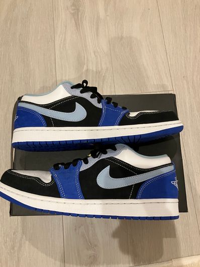 Nike Air Jordan 1 Low "White/Black/Blue"