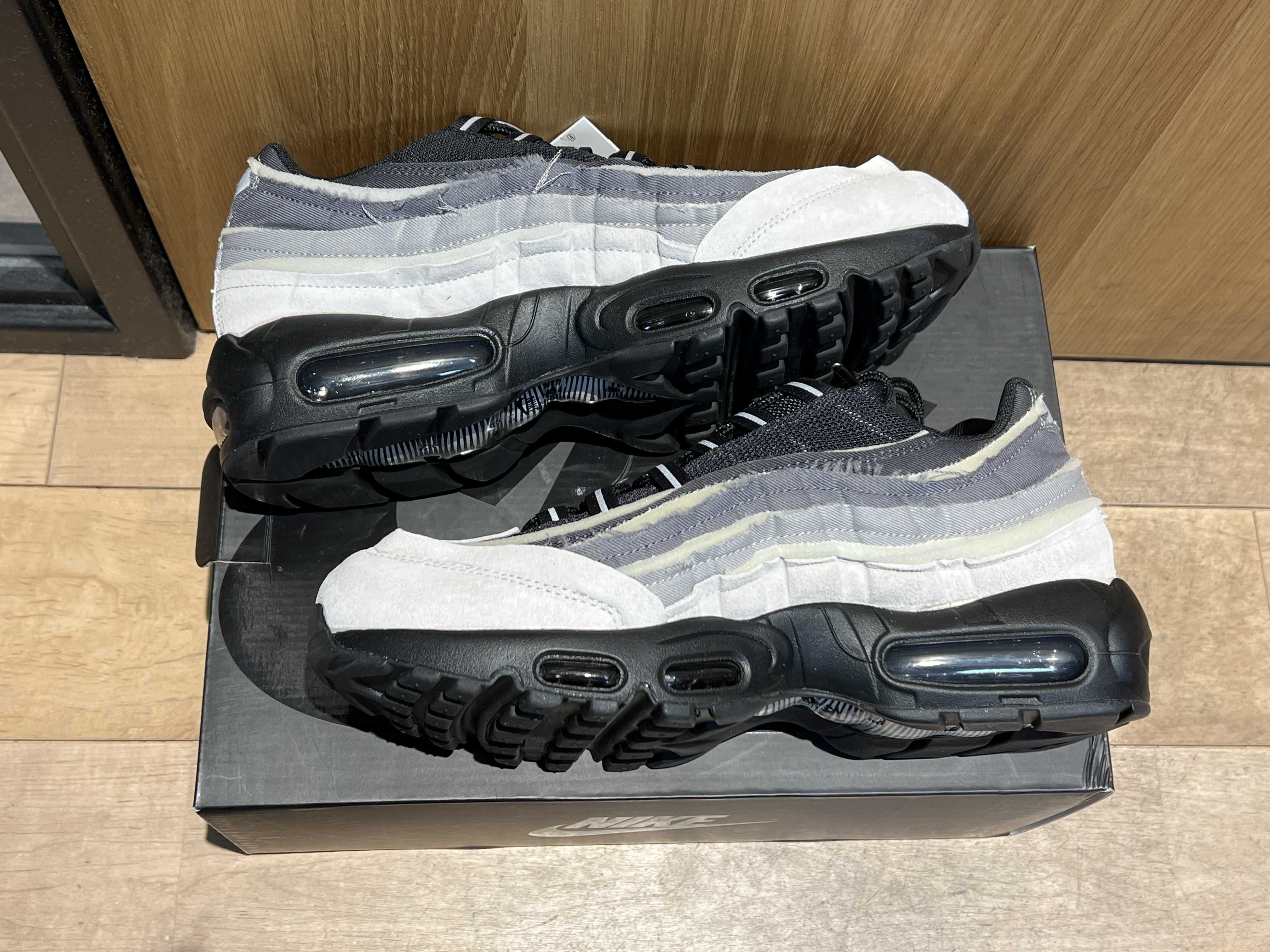 COMME des GARCONS × Nike Air Max 95 "Charcoal"