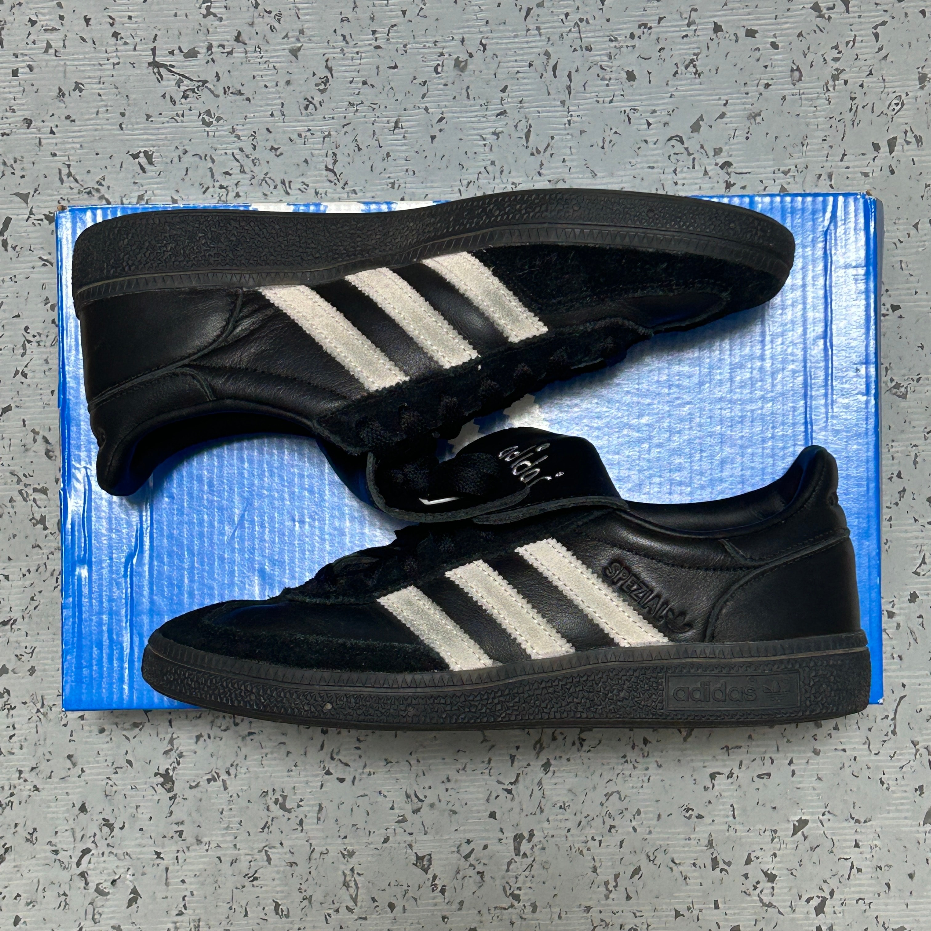 adidas HANDBALL SPEZIAL SHUKYU 黒 Buy SHUKYU x E-WAX x Adidas Handball Spezial 'Black