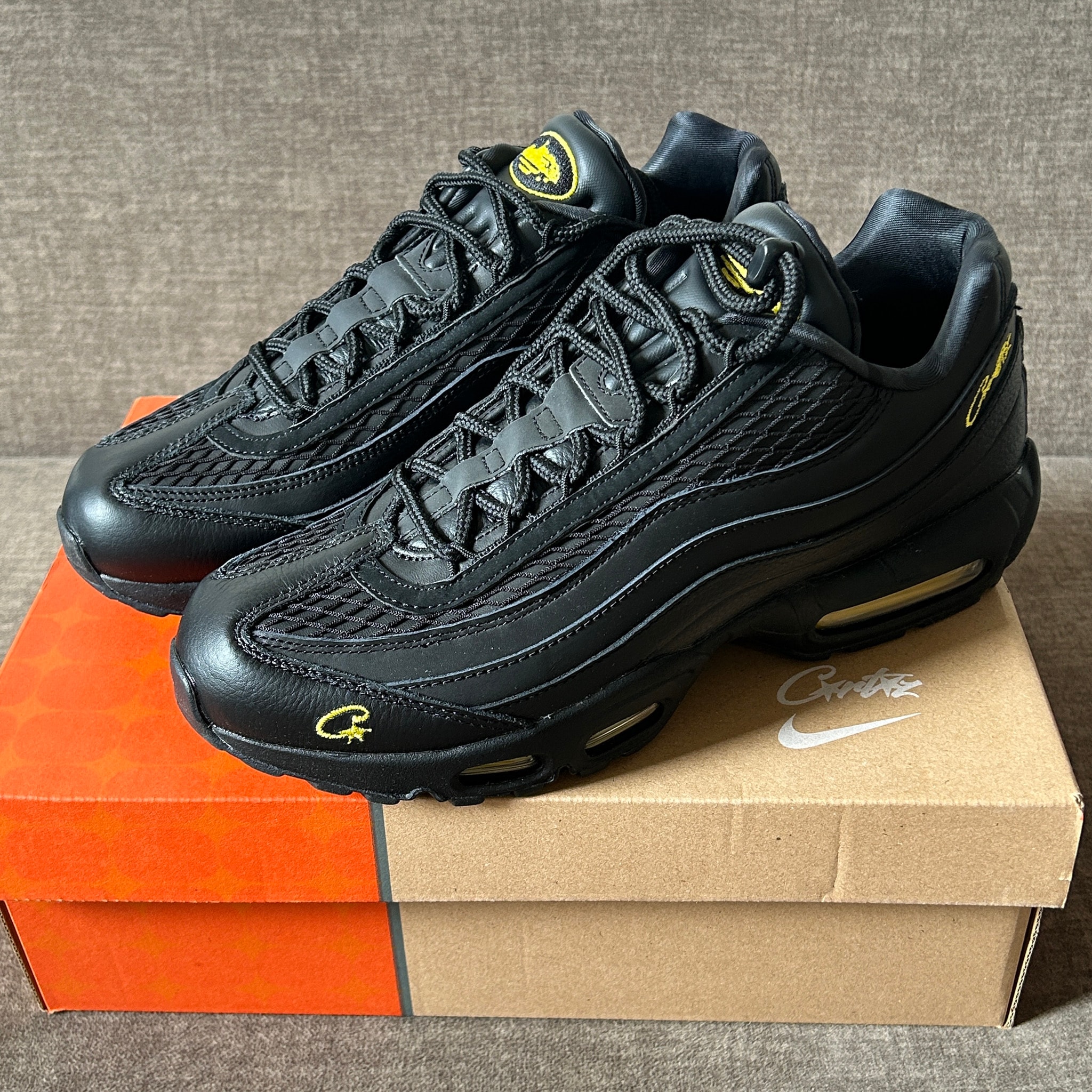Corteiz × Nike Air Max 95 "Black and Tour Yellow"