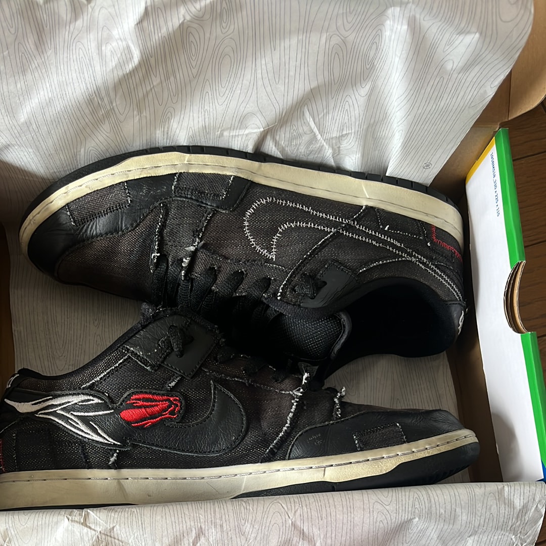 Wasted Youth × Nike SB Dunk Low "Black Denim" / VERDY
