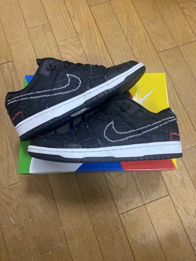 Wasted Youth × Nike SB Dunk Low "Black Denim" / VERDY