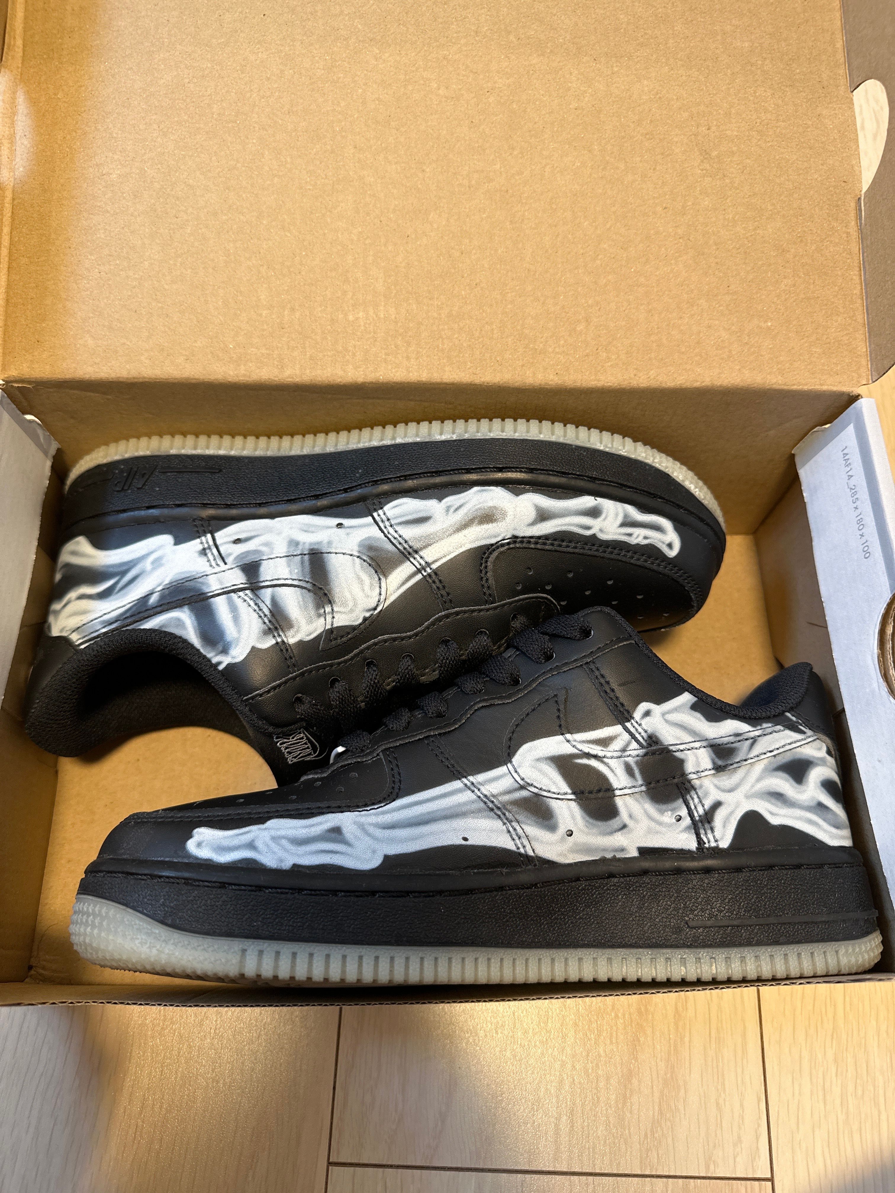 Nike Air Force 1 Low "Black Skeleton"