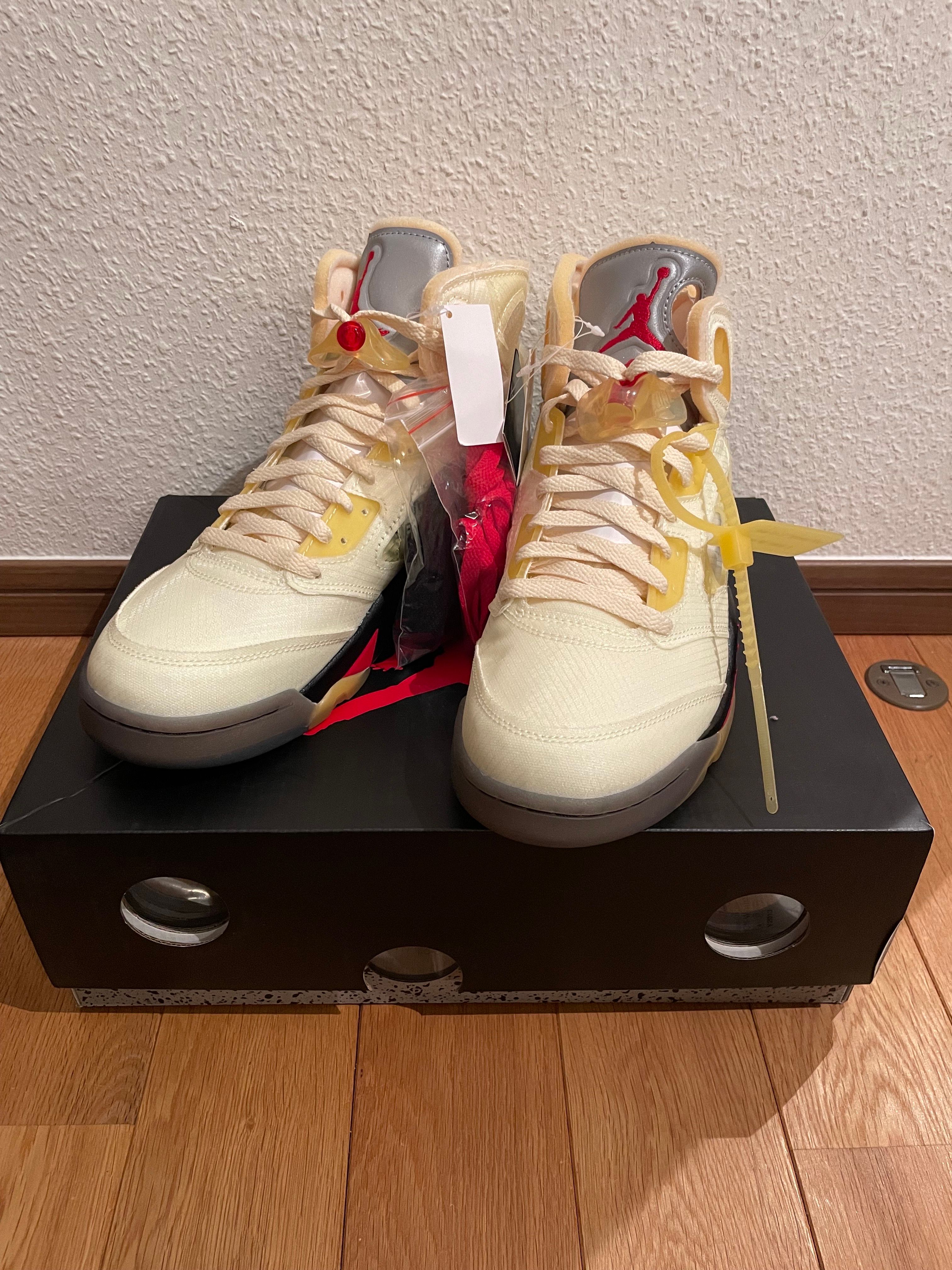 Off-White × Nike Air Jordan 5 "Sail"