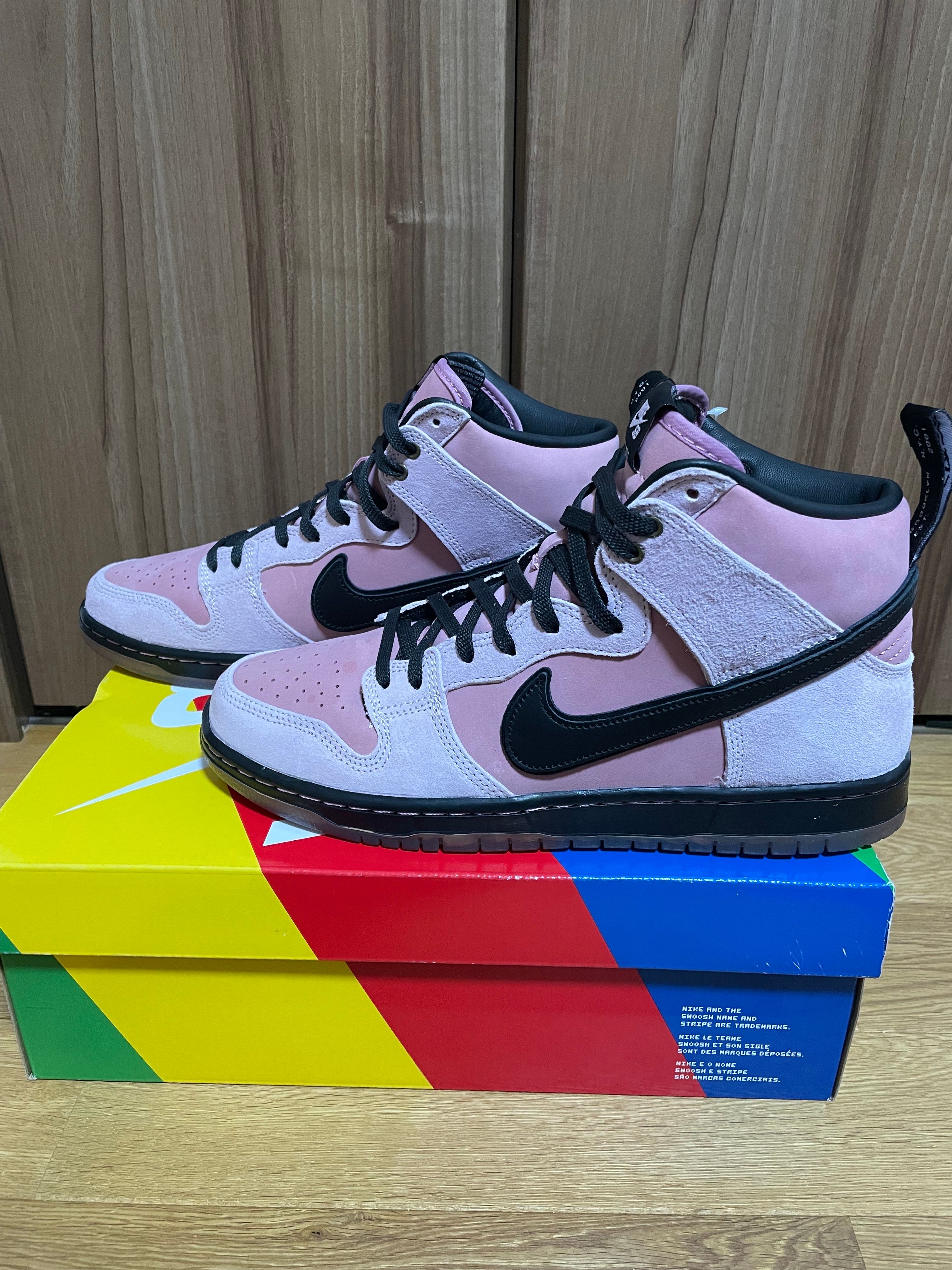 KCDC Brooklyn Skateshop × Nike SB Dunk High "Pink/Black"