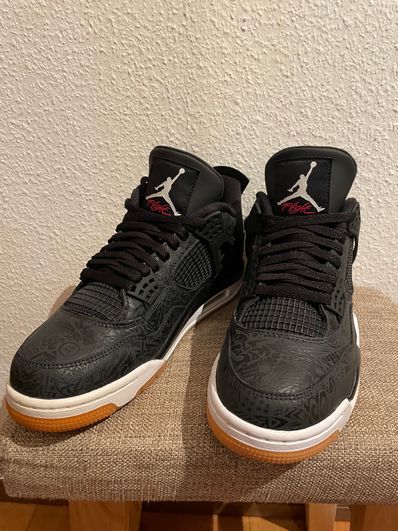 Nike Air Jordan 4 Retro "Laser Black/Gum"