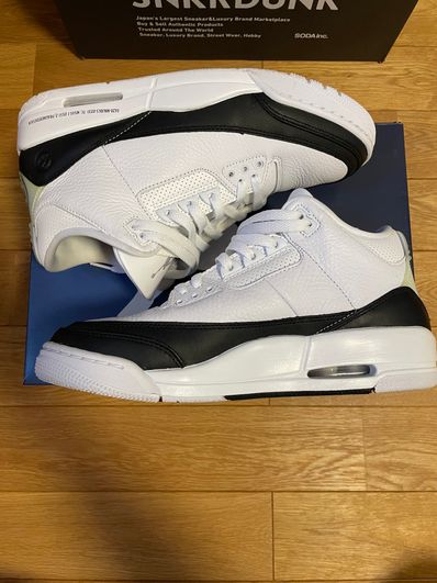 Fragment × Nike Air Jordan 3 "White/Black"