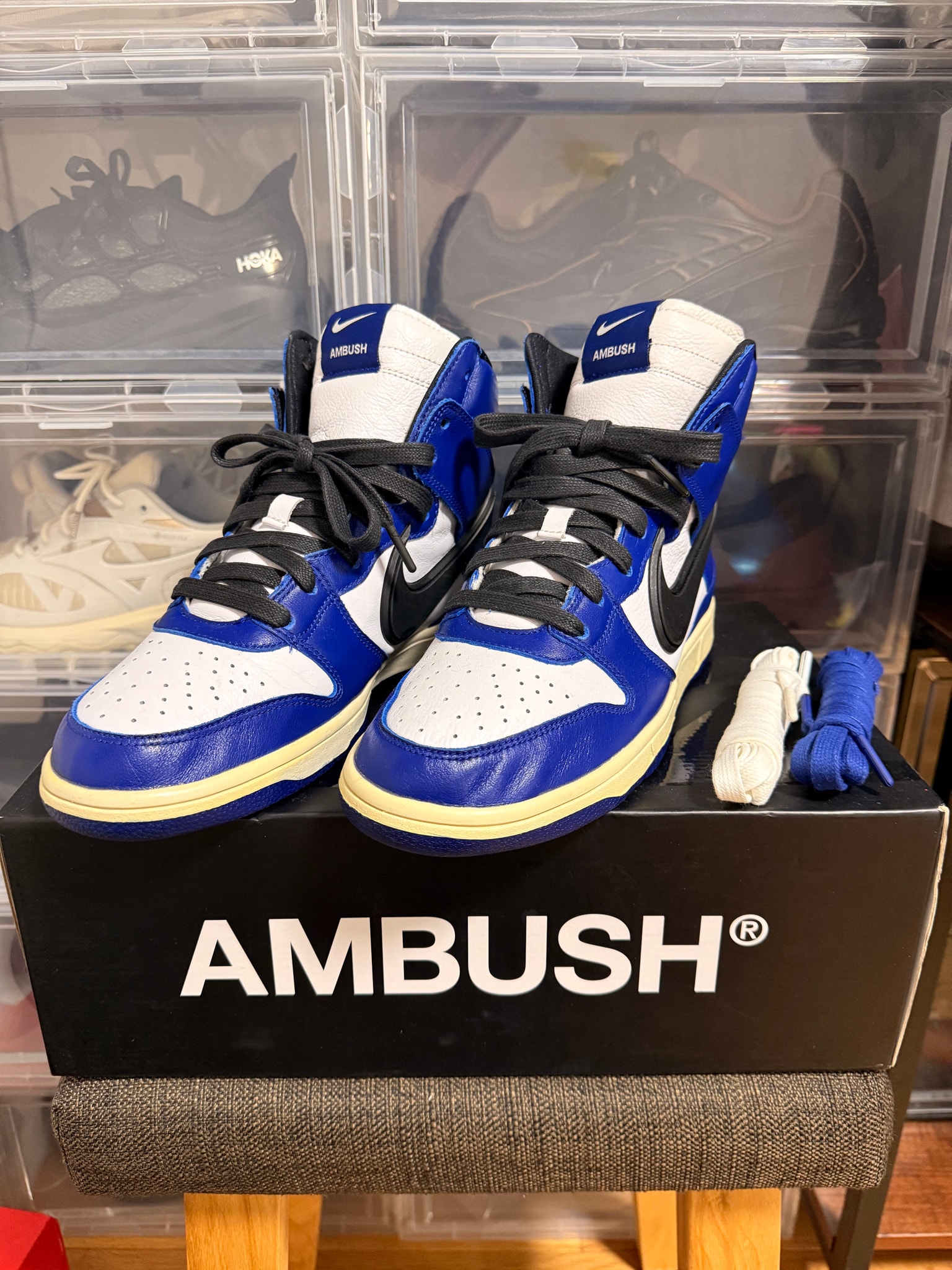 Ambush × Nike Dunk High "Deep Royal"