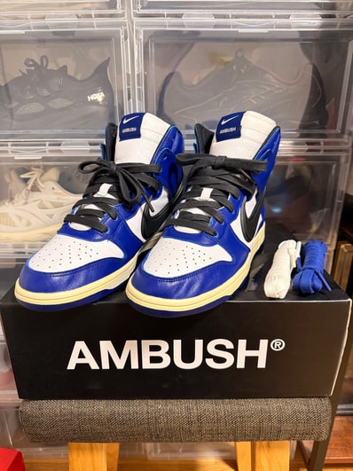 Ambush × Nike Dunk High "Deep Royal"