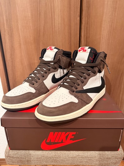 Travis Scott × Nike Air Jordan 1 Retro High OG TS SP "Sail/Dark Mocha"