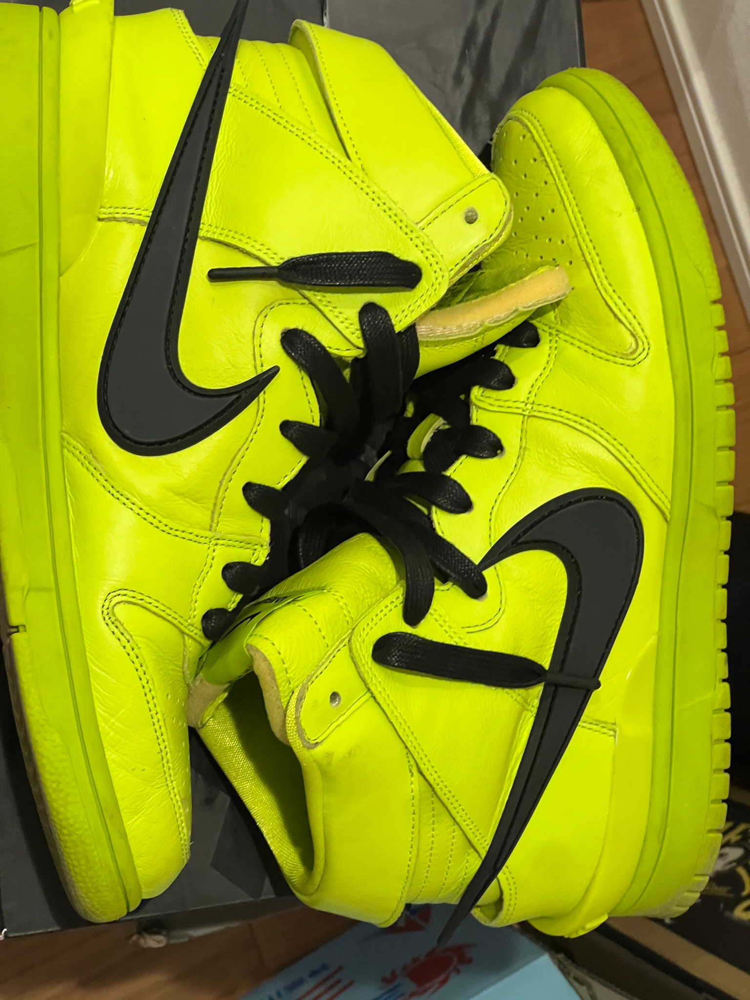 Ambush × Nike Dunk High "Flash Lime"