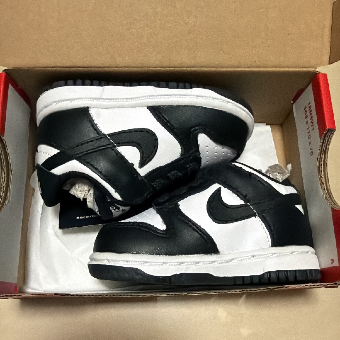 Nike TD Dunk Low "White/Black"