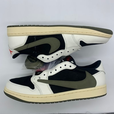 Travis Scott × Nike Women's Air Jordan 1 Low OG "Medium Olive"