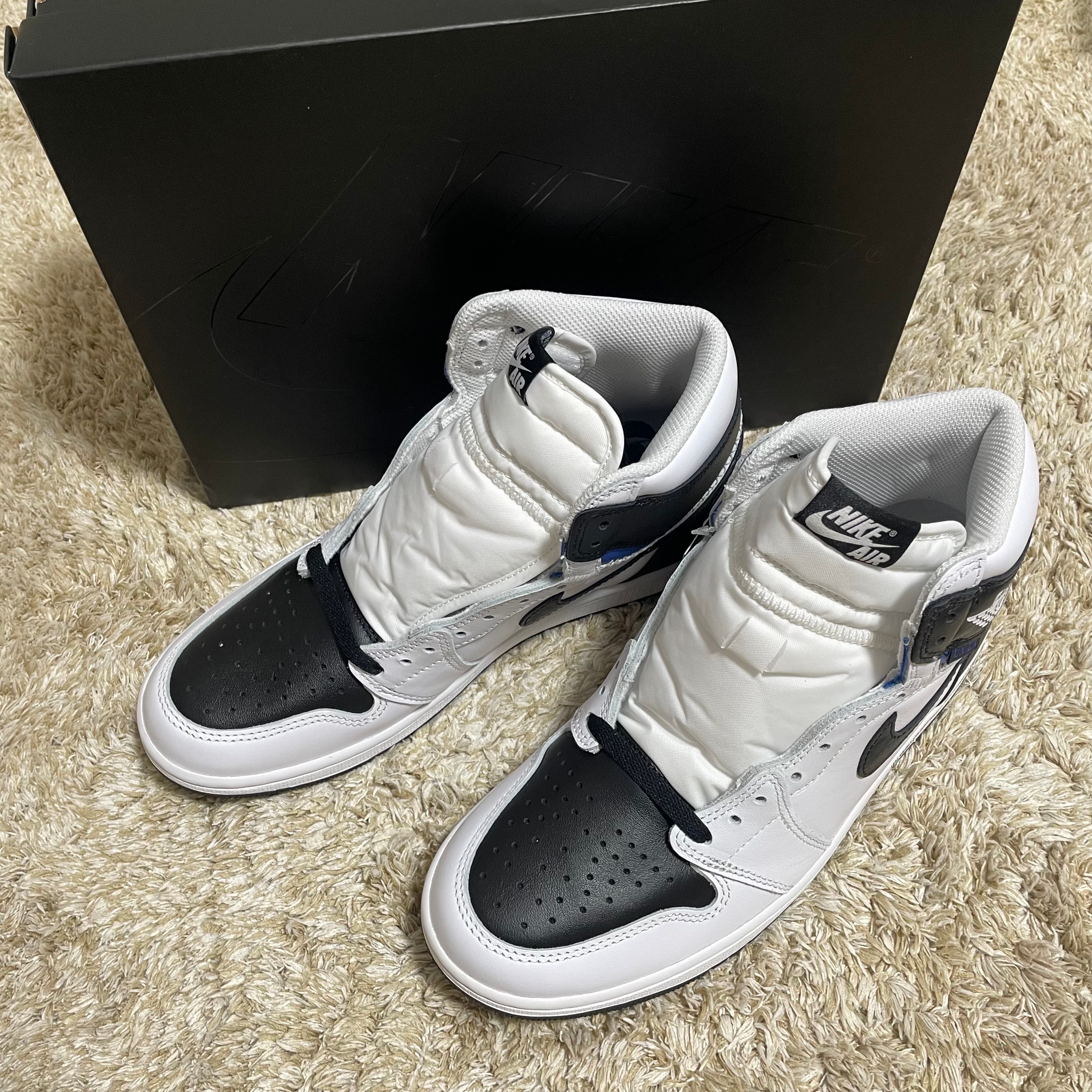 fragment design × UNION × Nike Air Jordan 1 Retro High OG "Black/White"