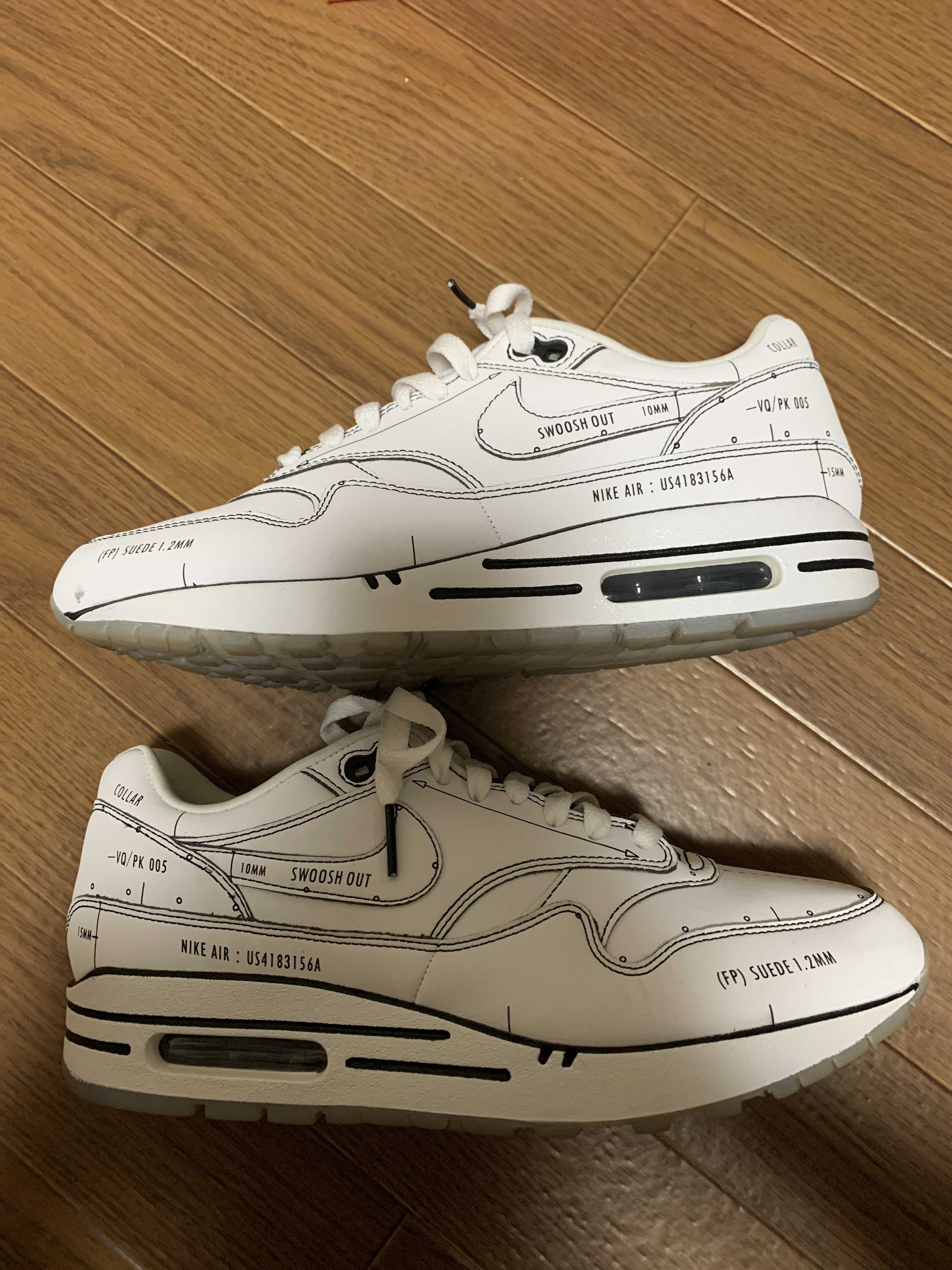 NIKE AIR MAX 1 "TINKER SCHEMATIC WHITE"
