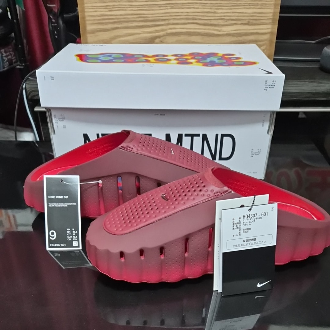 Nike Mind 001 Mules "Team Red"