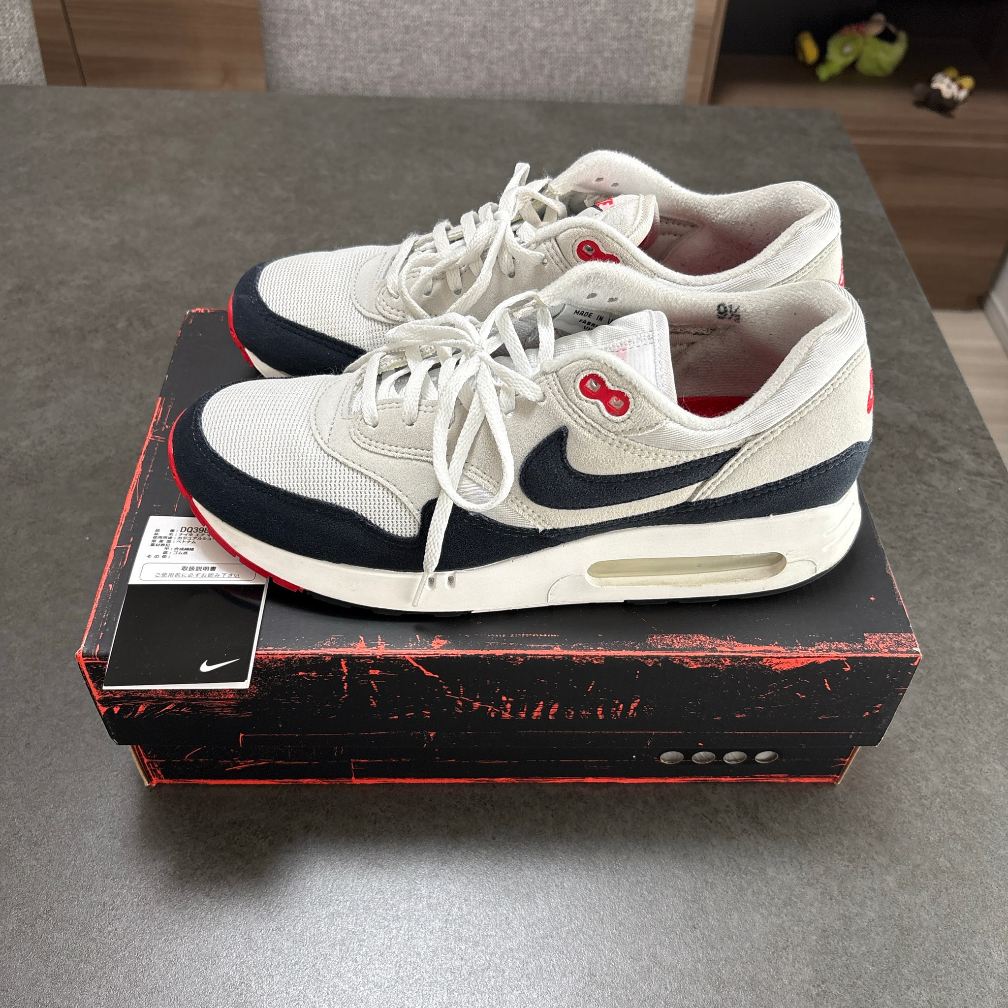 Nike Air Max 1 '86 OG "Dark Obsidian and University Red"