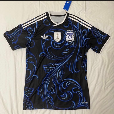 adidas Soccer Argentina 2026 Away Authentic Jersey "Black/Lucid Blue/Blue Burst"