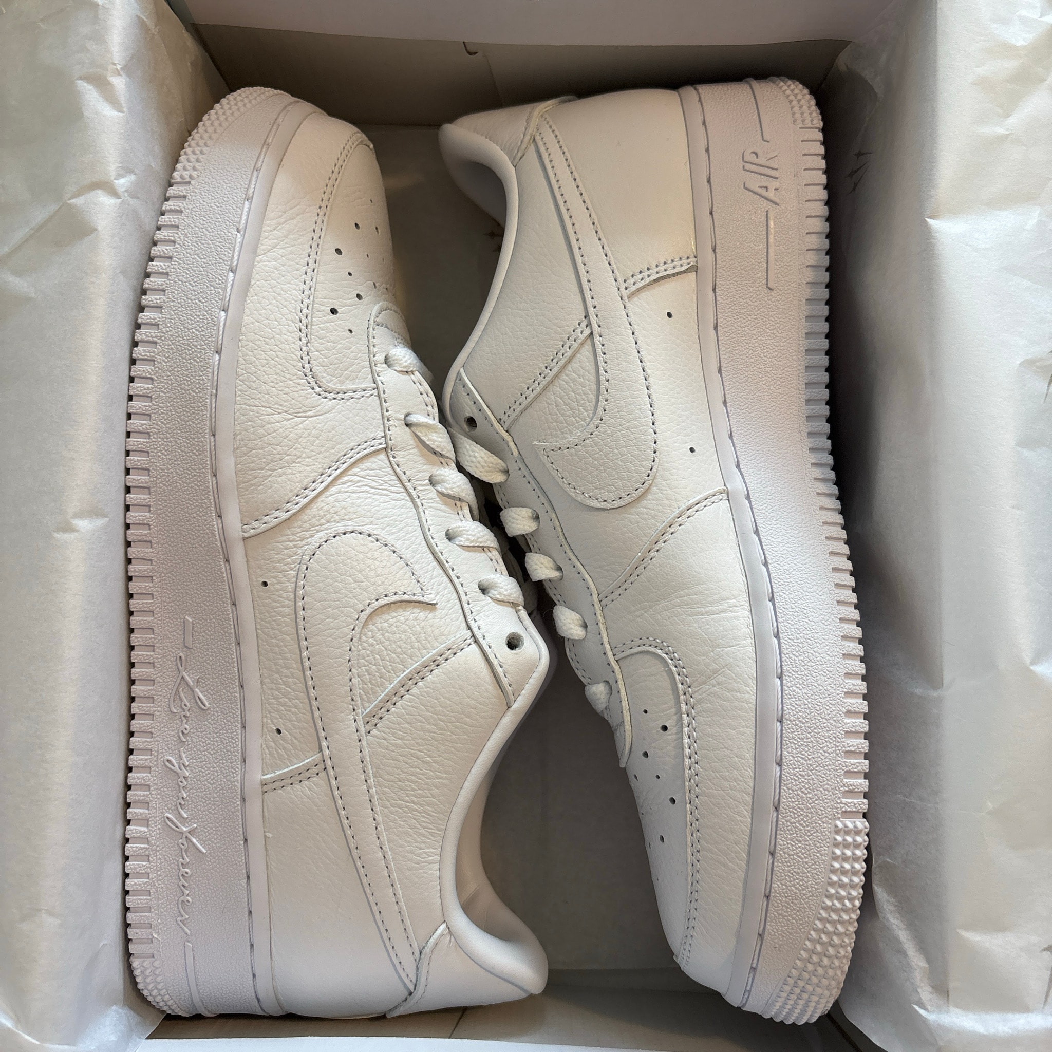 Drake NOCTA × Nike GS Air Force 1 Low "Love You Forver/White"
