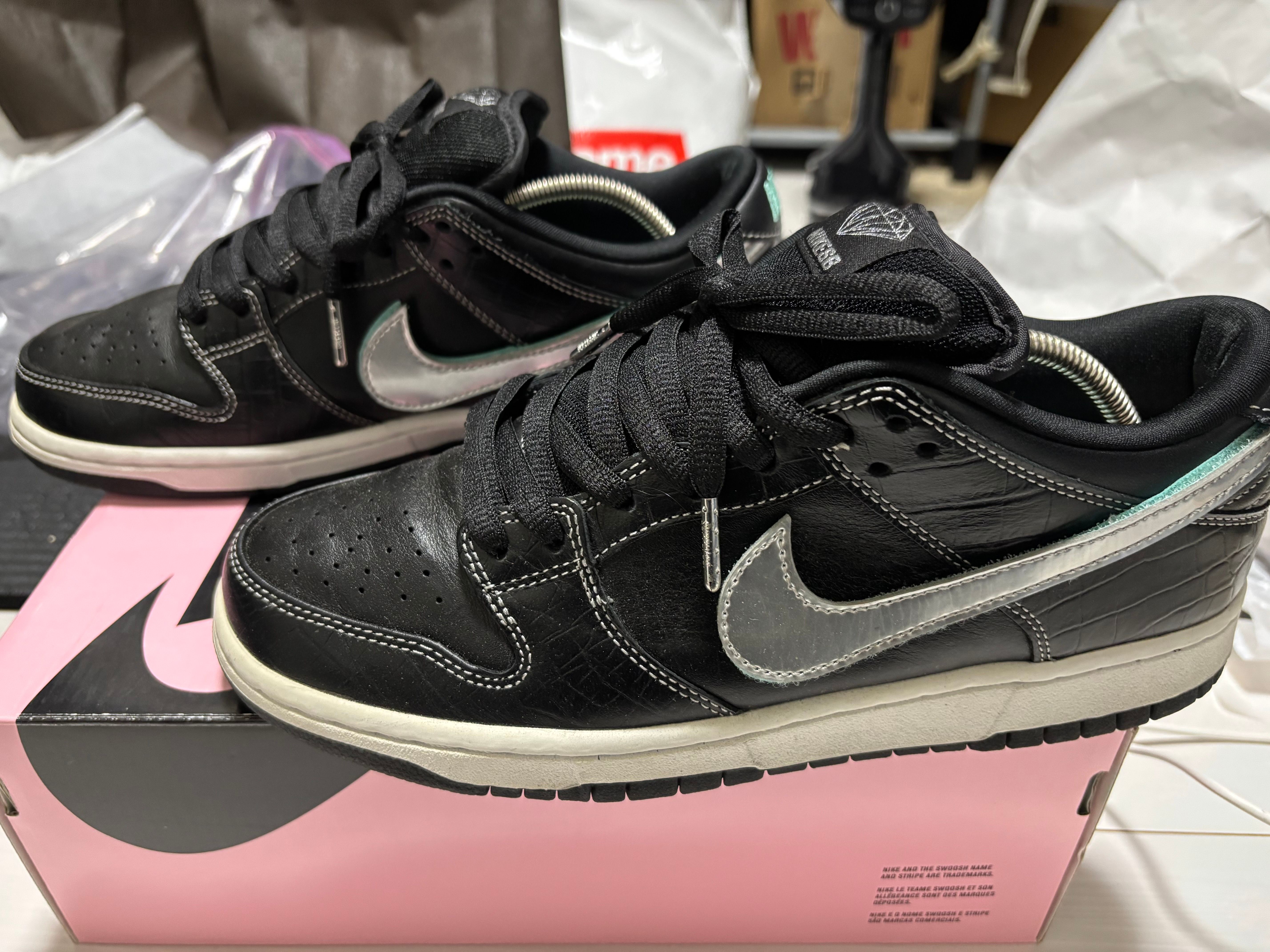 Diamond Supply Co. × Nike SB Dunk Low Pro "Black"