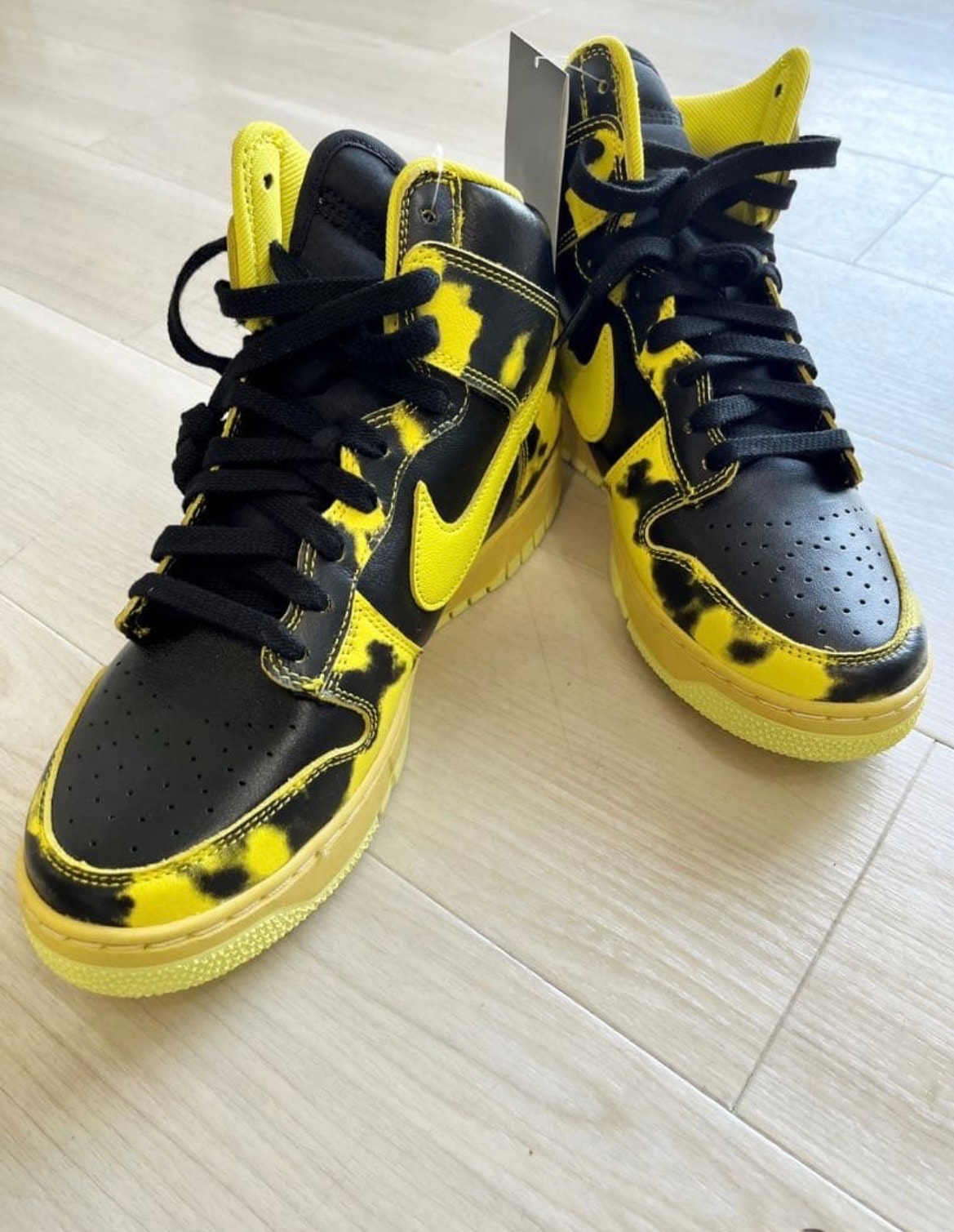 Nike Dunk High 1985 SP "Yellow Acid Wash"