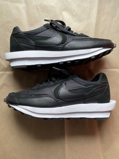 sacai × Nike LDV Waffle "Triple Black"