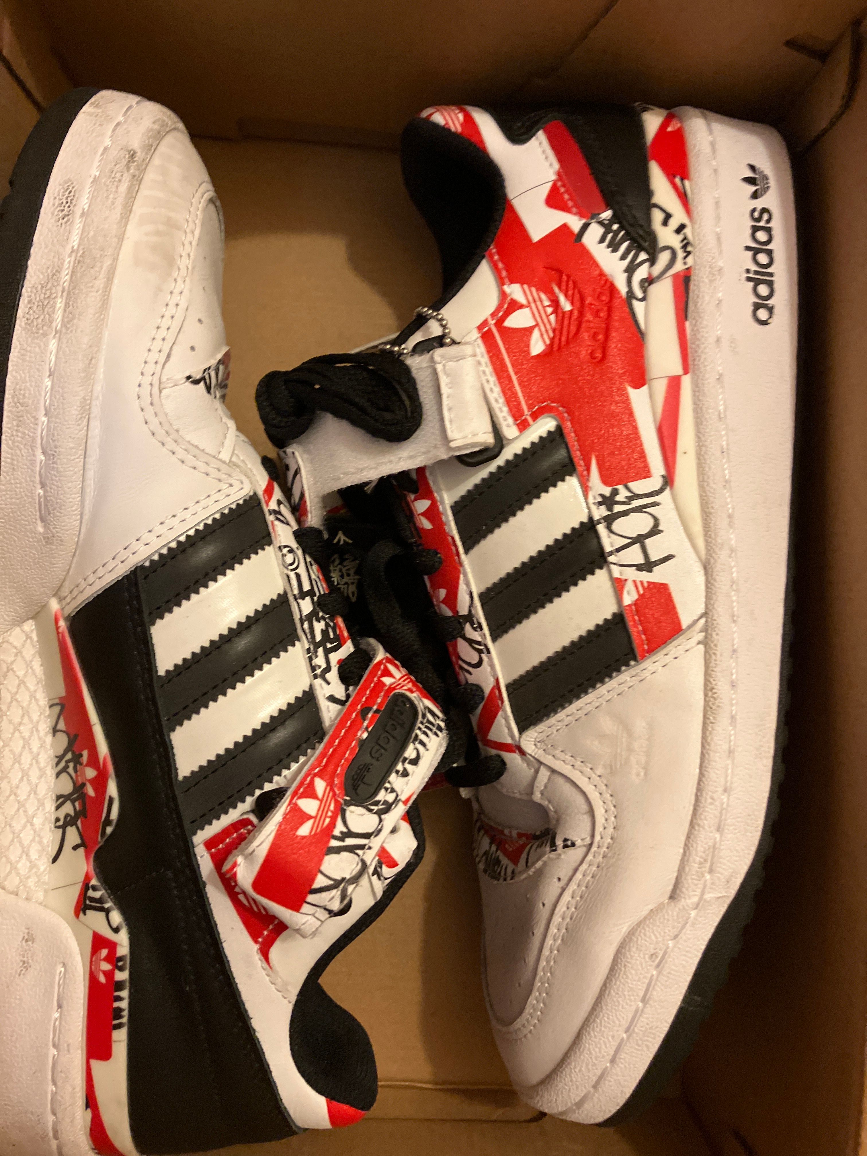 atmos × adidas Forum Low "Graffiti"