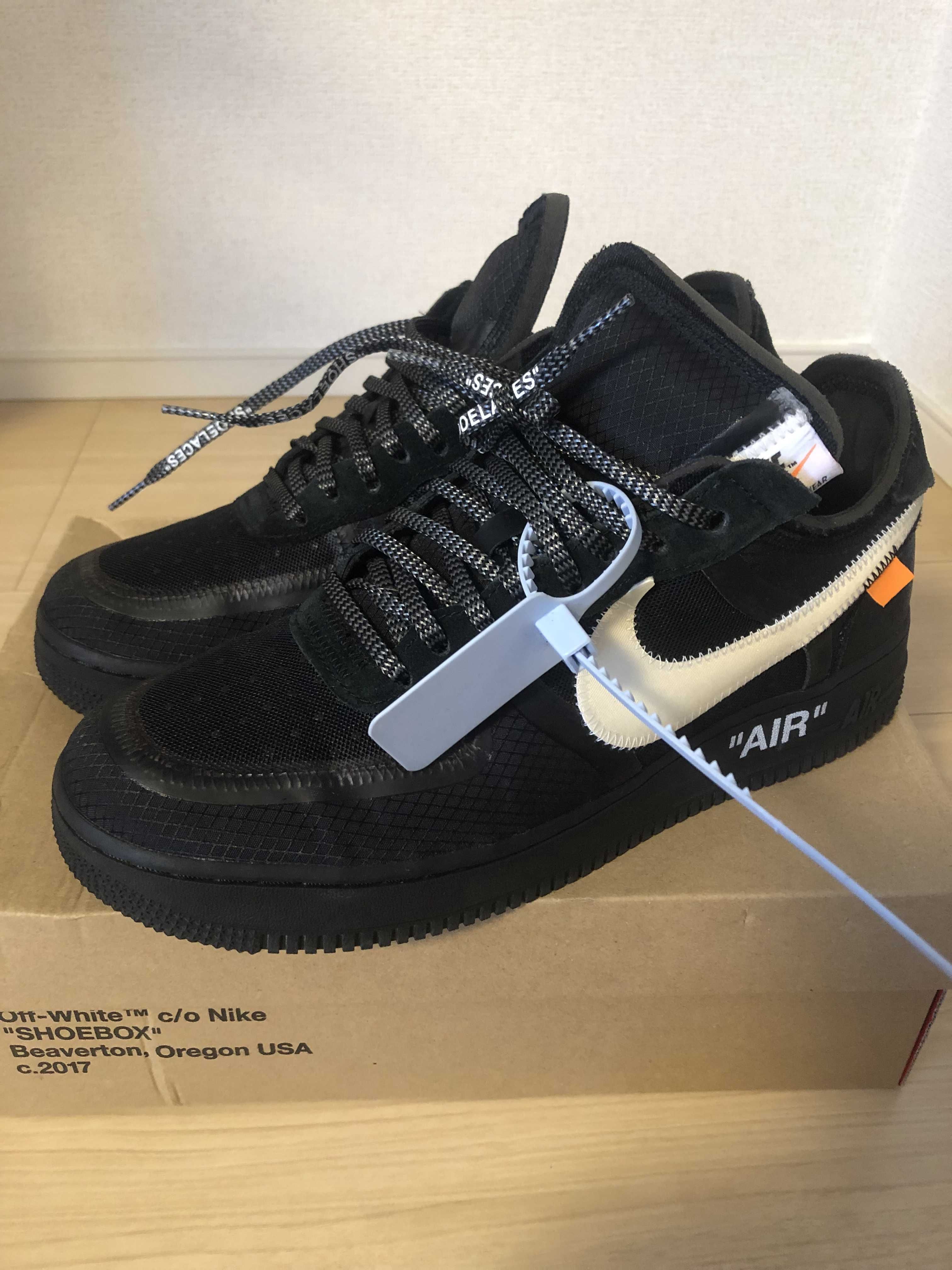 Off-White × Nike Air Force 1 Low "Black"