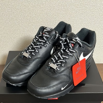 Supreme × Nike Air Max 1 '87 SP "Black" (25SS Week4)