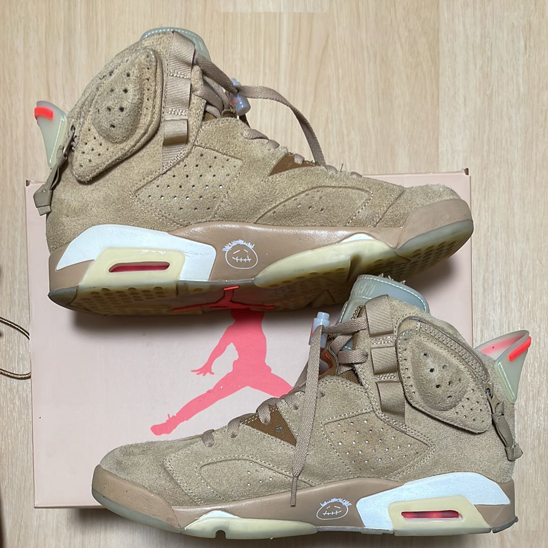 Travis Scott × Nike Air Jordan 6 "British Khaki"