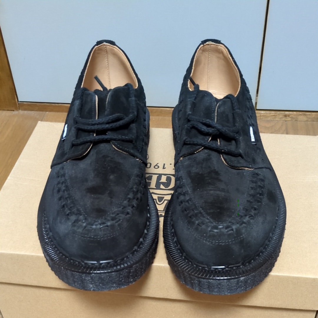 NEIGHBORHOOD × George Cox ACV LEATHER SHOES CL "Black"