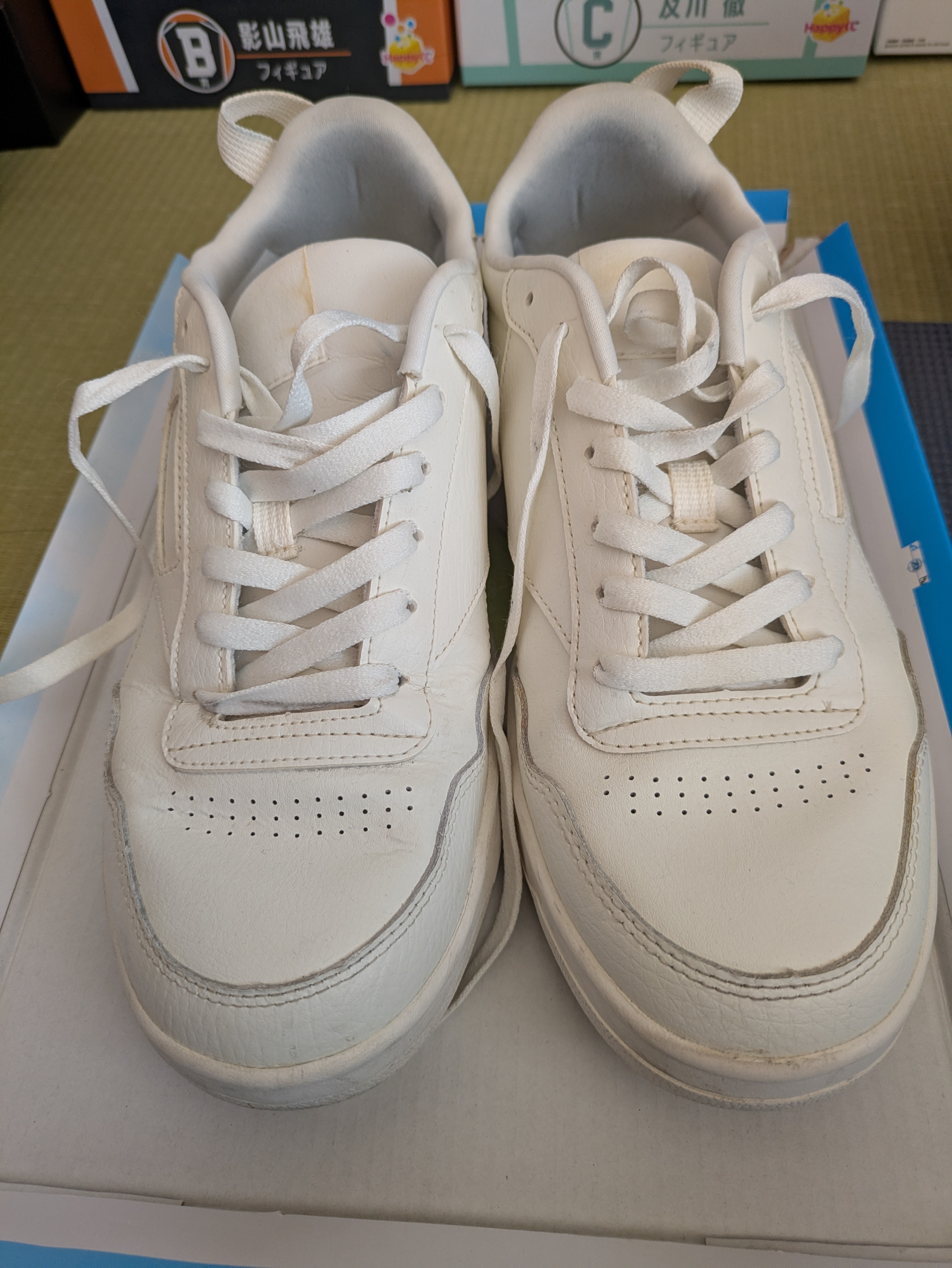 リーボック × 無印良品 紳士 コートスニーカー 