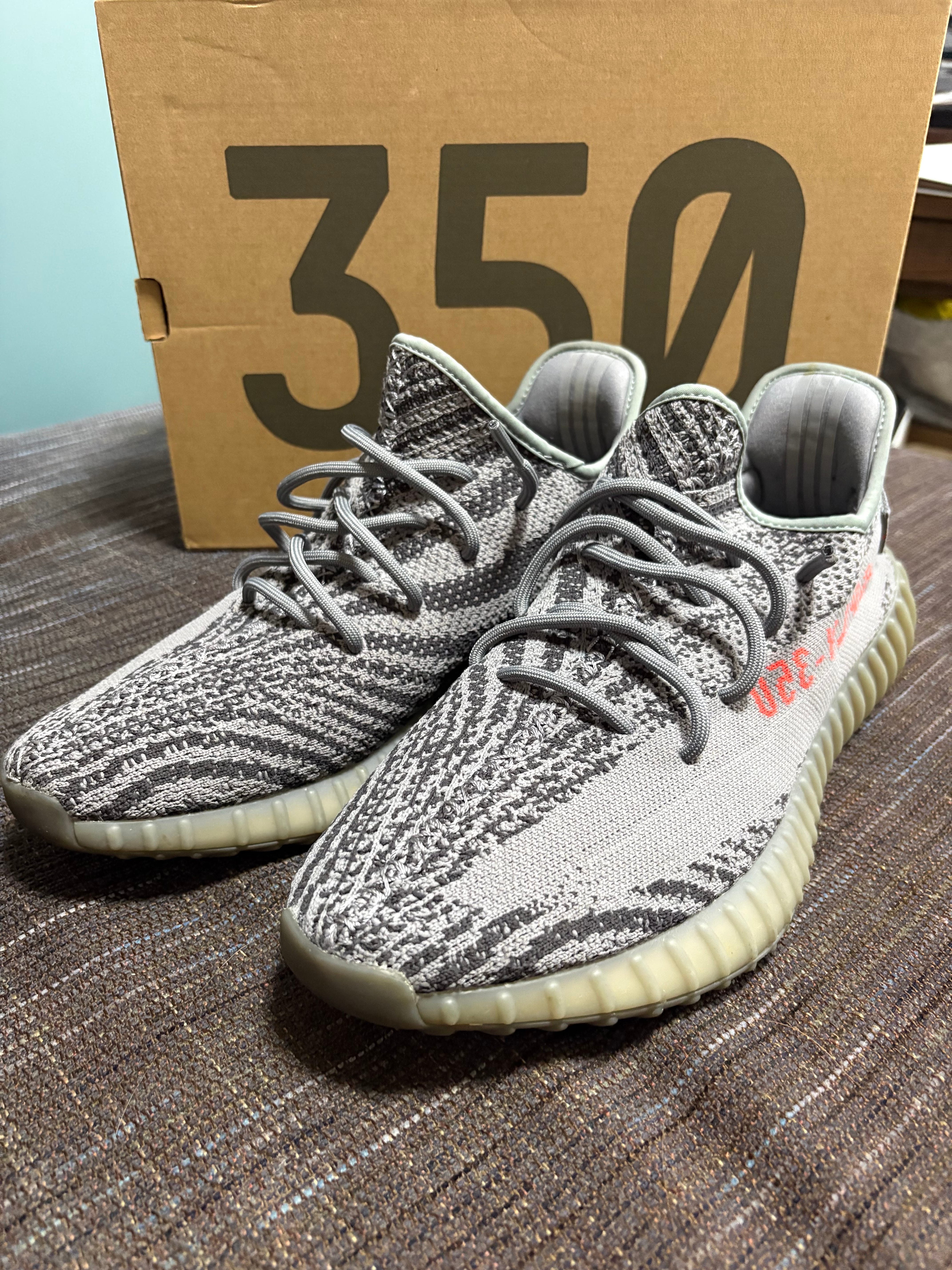 adidas Yeezy Boost 350 V2 "Grey/Bold Orange/DGH Solid Grey"