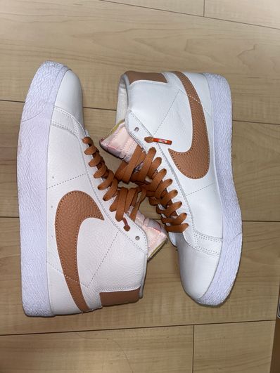 Nike SB Orange Label Zoom Blazer Mid ISO "Light Cognac/White"
