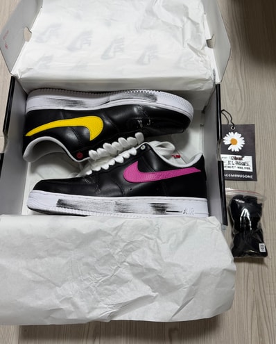 PEACEMINUSONE × Nike Air Force 1 Low '07 Para-Noise 3.0 "Black and Multi-Color" / G-DRAGON