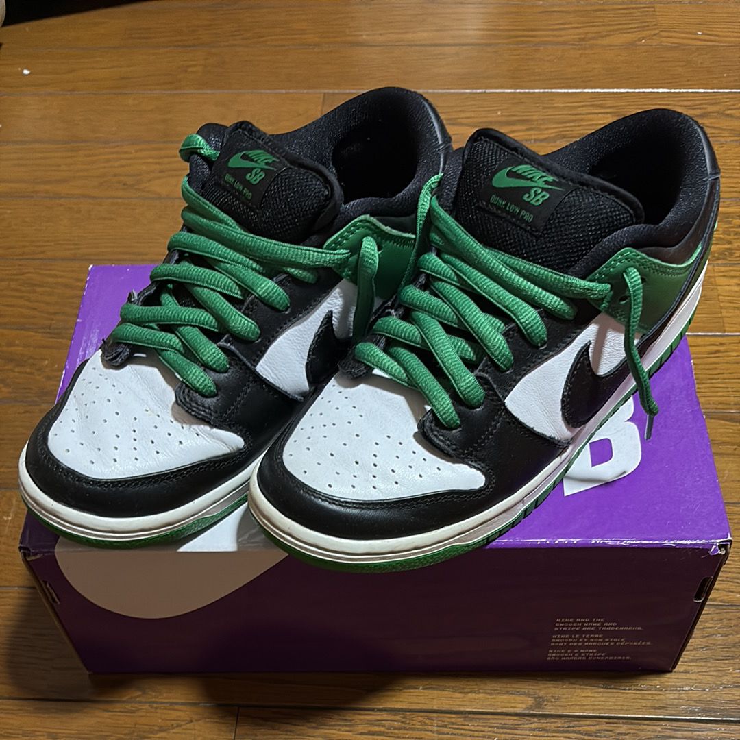 Nike SB Dunk Low Pro "Black and Classic Green"